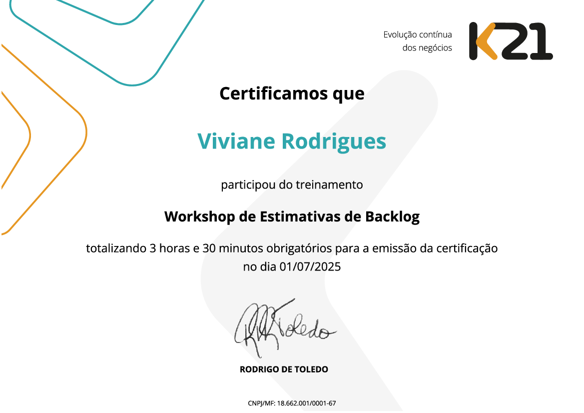 Certificado K21